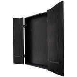 DMI Sports Black CricketPro Dartboard Cabinet