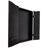 DMI Sports Black CricketPro Dartboard Cabinet