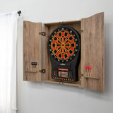 DMI Sports Tan CricketPro Dartboard Cabinet