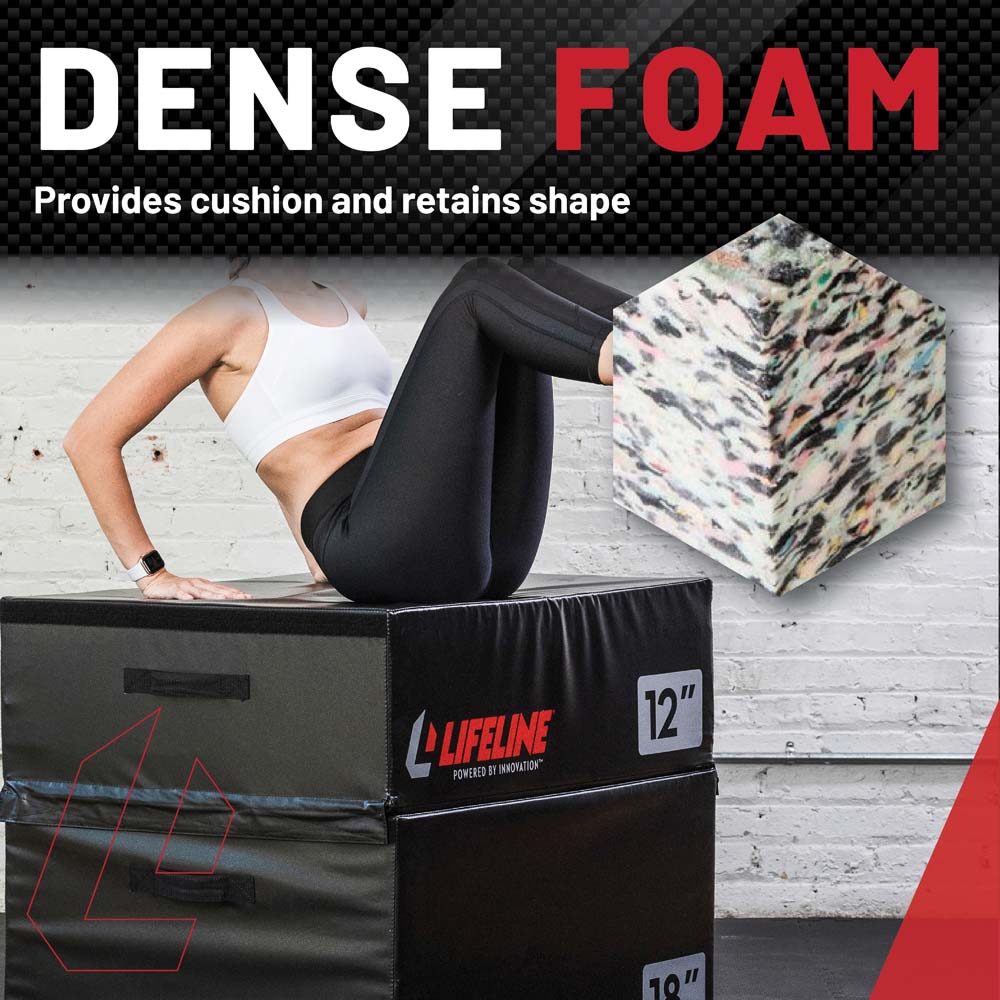 Life Line Box Lifeline Fitness Foam Plyo Boxes - Multiple Sizes and Sets Available ...
