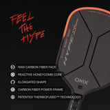 Hype X Pro Raw Carbon Pickleball Paddle