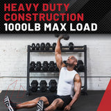 Lifeline 3-tier Dumbbell Rack