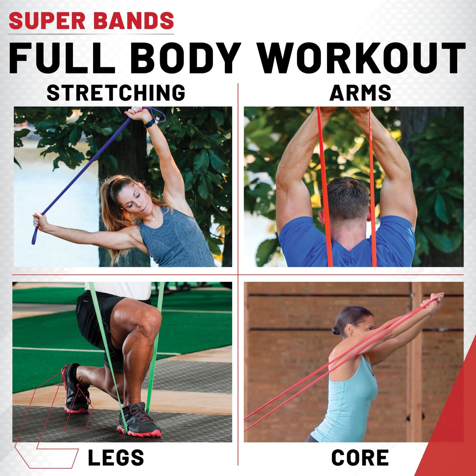 Lifeline Fitness Super Band - Multiple Levels Available | Escalade