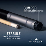 Mizerak 57" Two-Piece Hardwood Cue