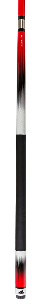 58" Deluxe Composite Neon Fade Cue - Red