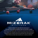 Mizerak 58" Two-Piece Composite Cue With Leather Wrap