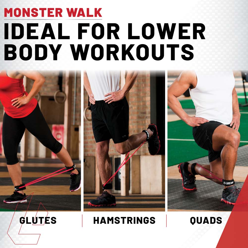 Workout Trainer Monster Walk Exercise With Band TOMSHOO Pull Up