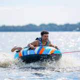 RAVE Sports Blade Boat Towable Tube Blue Orange