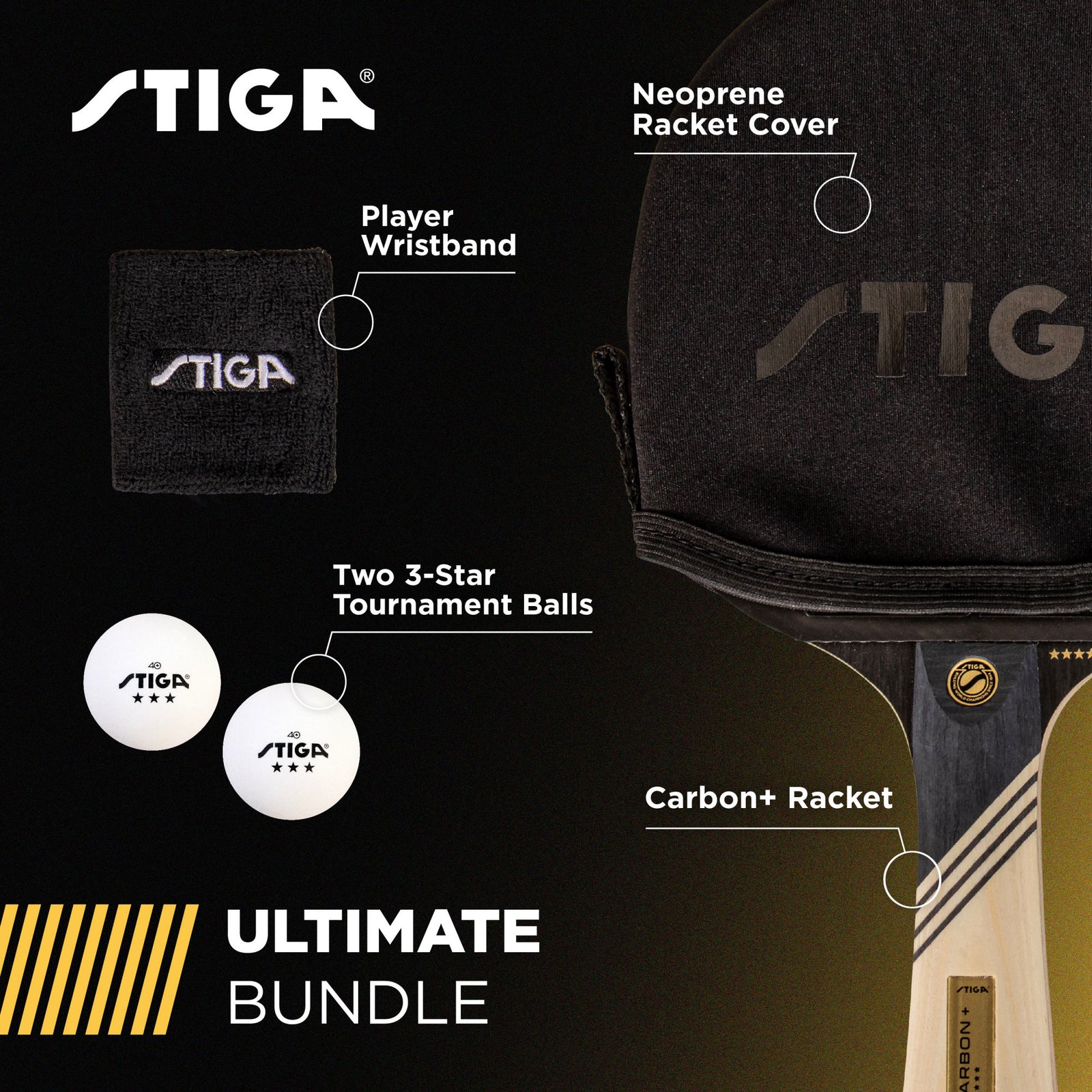 Carbon+ Table Tennis Bundle | Escalade Sports