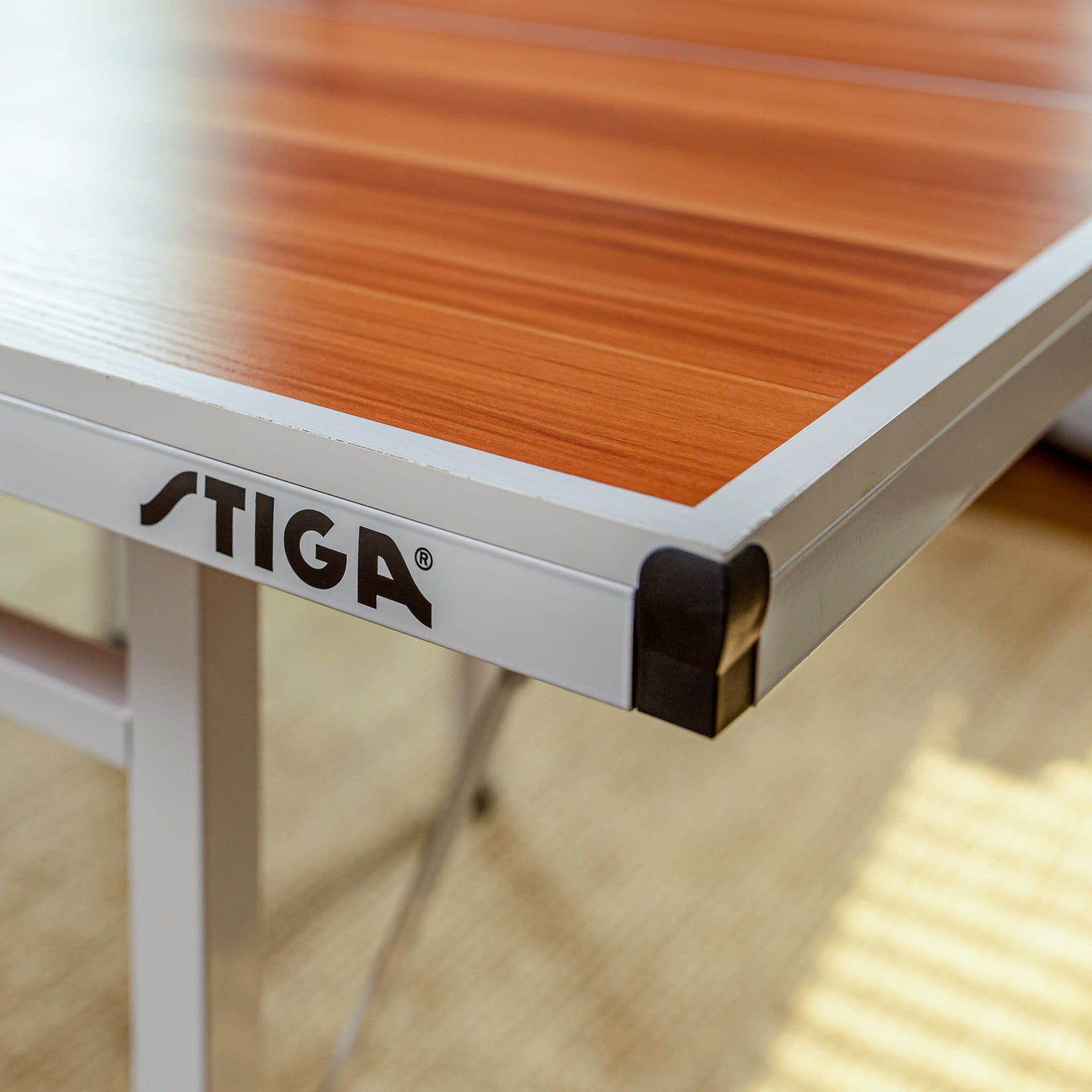 Space Saver Table Tennis Table - Woodgrain | Escalade Sports