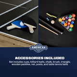 90" Westbrook 3-IN-1 Combo Game Table
