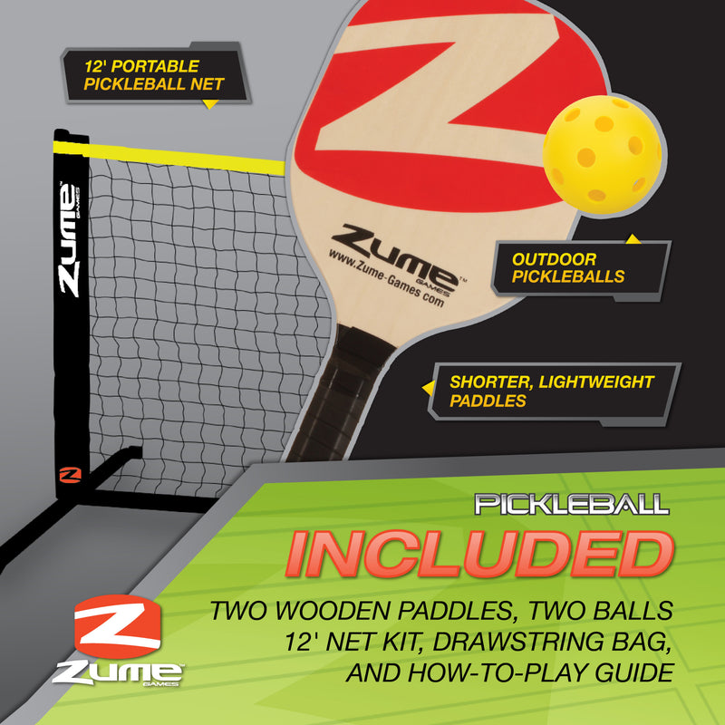Zume Games Portable Pickleball