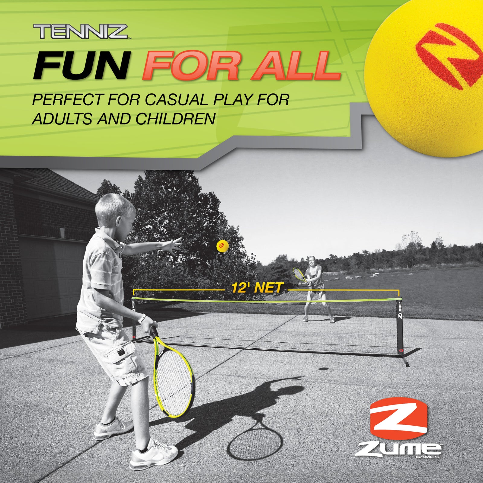 Zume Games Portable Tennis Set | Escalade Sports