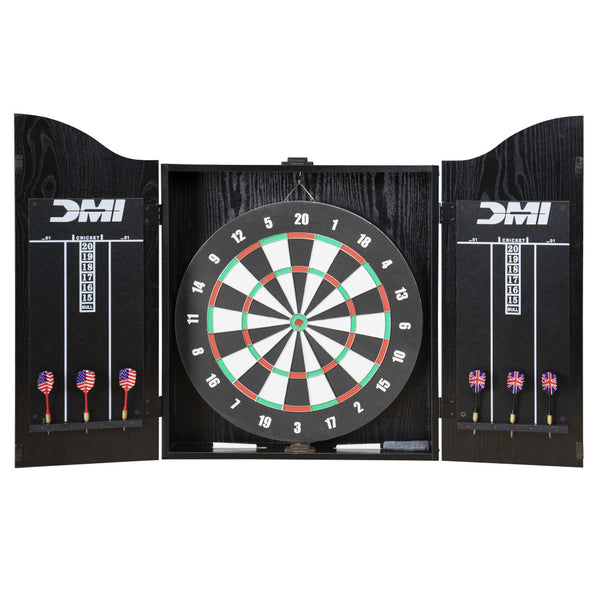 DMI Sports Black Recreational Dartboard Cabinet_1