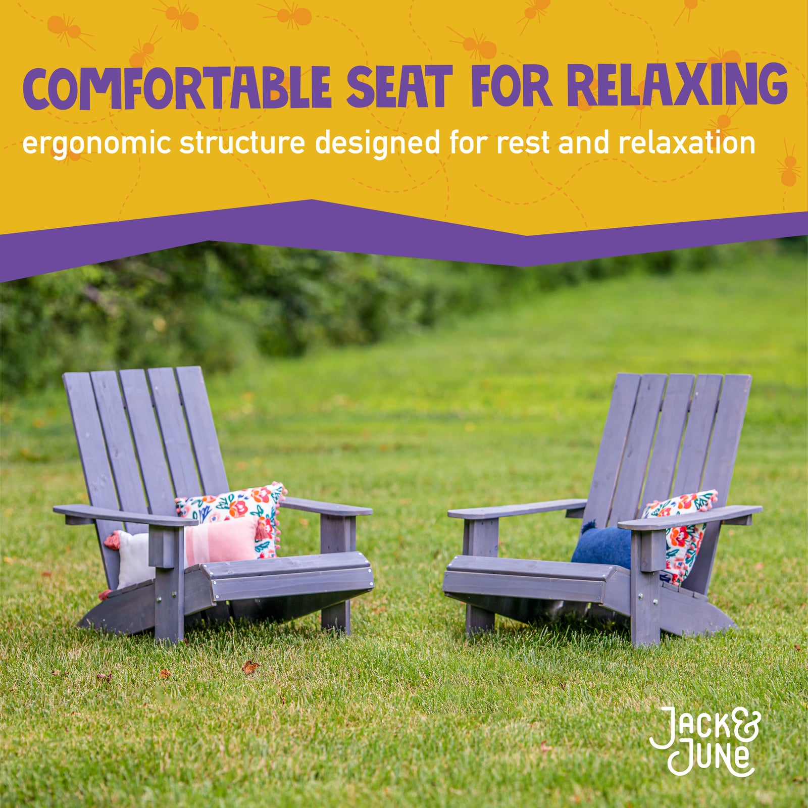 Jack & June Cedar Adirondack Chair | Escalade Sports