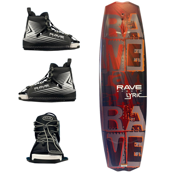 RAVE Sports Lyric Red  Wakeboard and Bindings Package_1