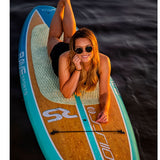RAVE Sports Shoreline Series SS110 Stand Up Paddle Board (Caribbean Blue)_6