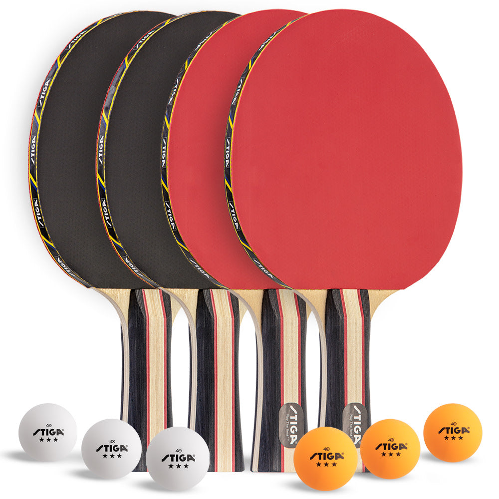 Mini Racket Table Tenis Performance Table Tennis 4 Player Set | Escalade Sports