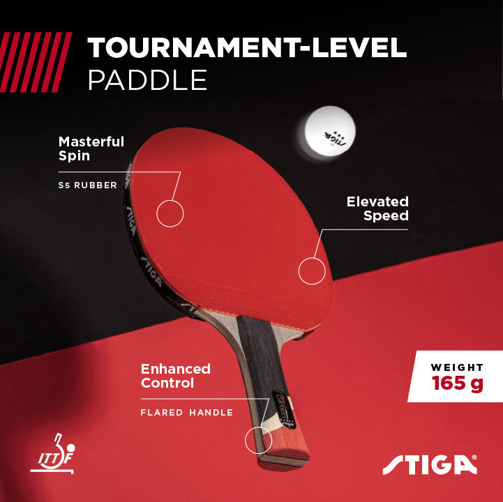 Pro Carbon Table Tennis Paddle | Escalade Sports