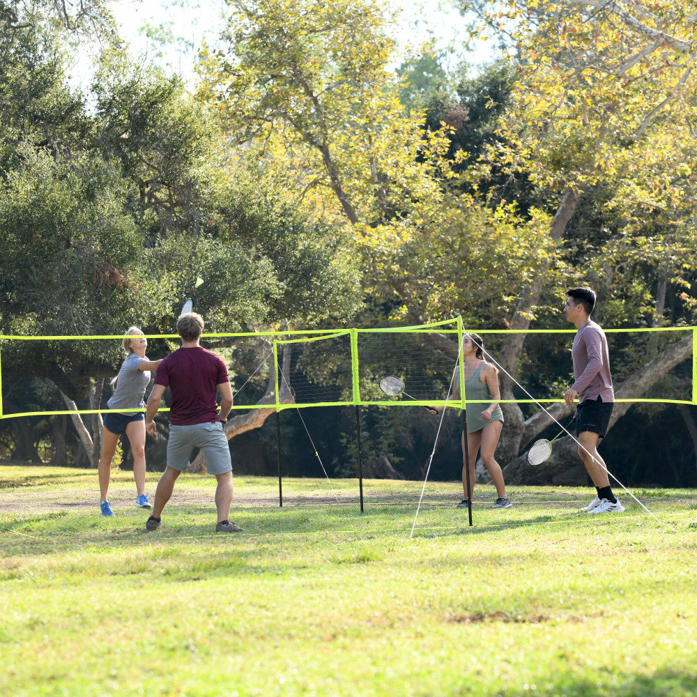 4 Square Volleyball Badminton Set Combo | Triumph | Escalade Sports