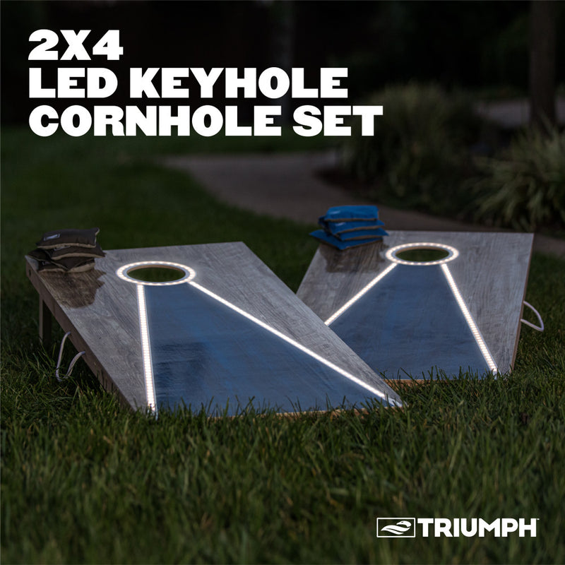 Triumph LED Keyhole 2x4 Cornhole Set_5