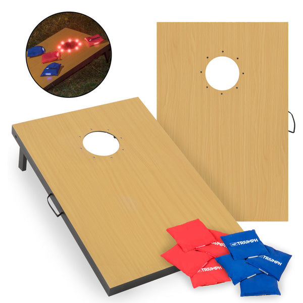Triumph LED Lighted Cornhole Tournament Set_1