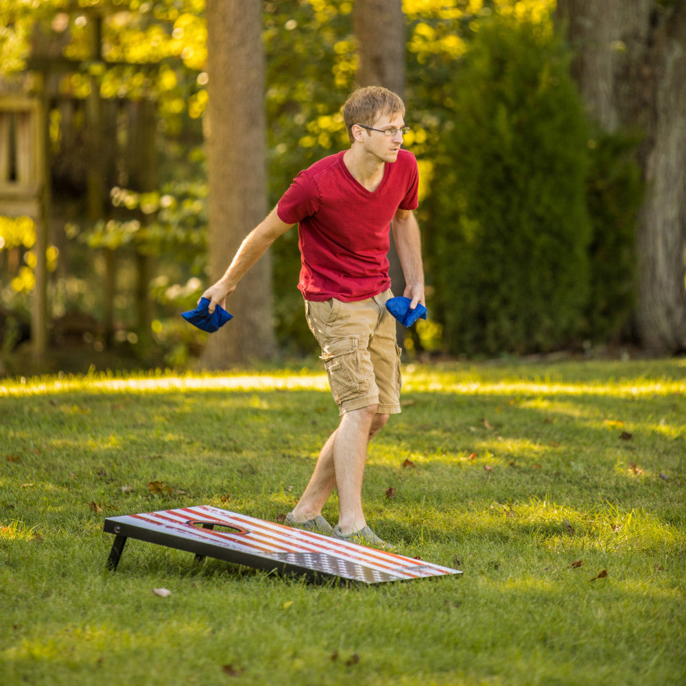 b.b. Wallace ロンT gwdh 11747391 ポーカーズあつむ Patriotic Bean Bag Toss Set | Triumph | Escalade Sports