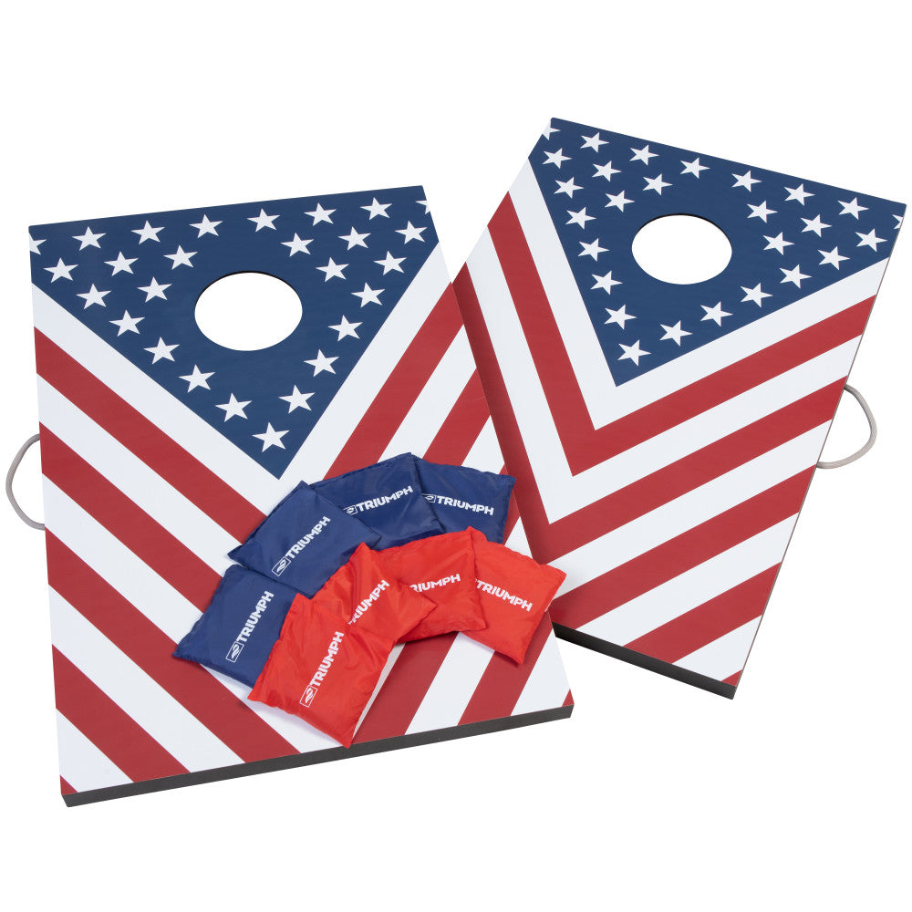 2x3 LED Patriotic Cornhole Set | Triumph | Escalade Sports