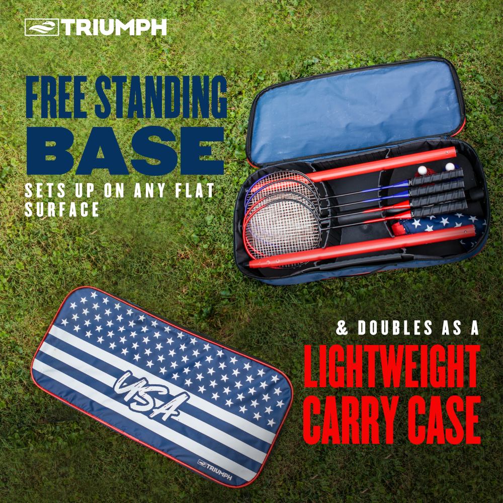 Patriotic Portable Badminton Set | Triumph | Escalade Sports