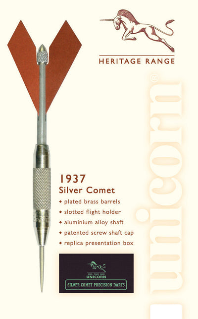 1937 Silver Comet Steel Tip Dart Set | Escalade Sports