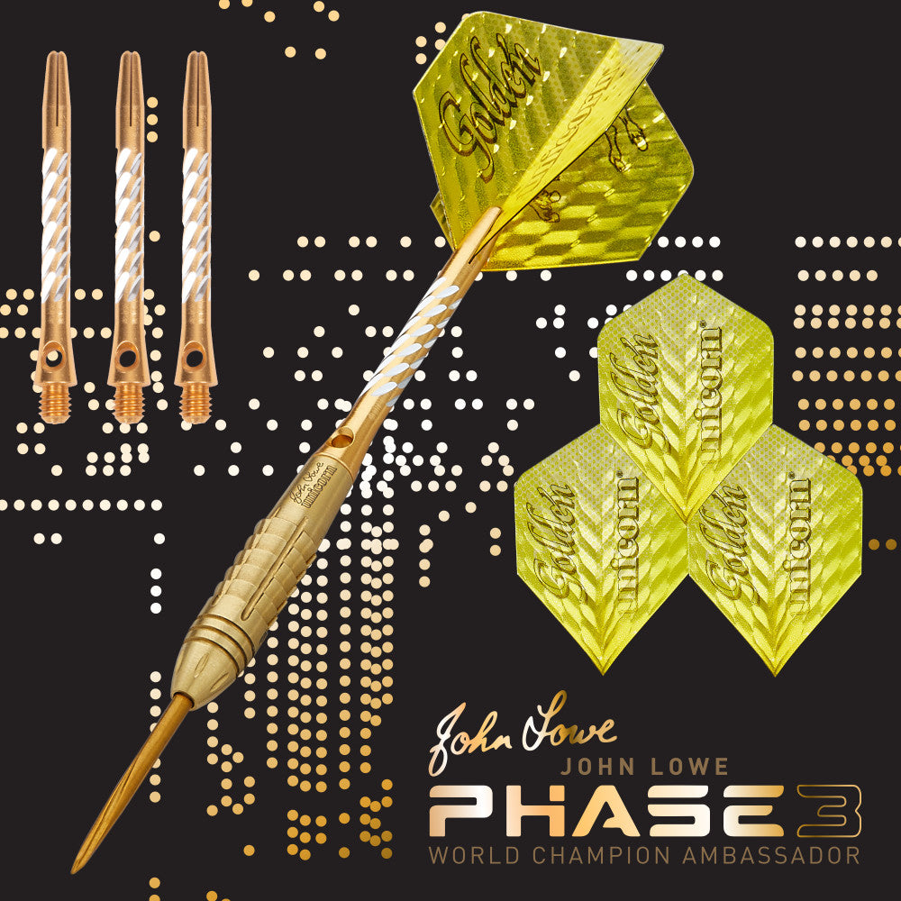 John Lowe World Champion Ambassador Phase 3 Steel Tip Dart