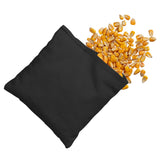 Victory Tailgate 4 Black Solid Color Regulation Corn Filled Cornhole Bags_3