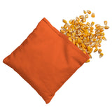 Victory Tailgate 4 Orange Solid Color Regulation Corn Filled Cornhole Bags_3