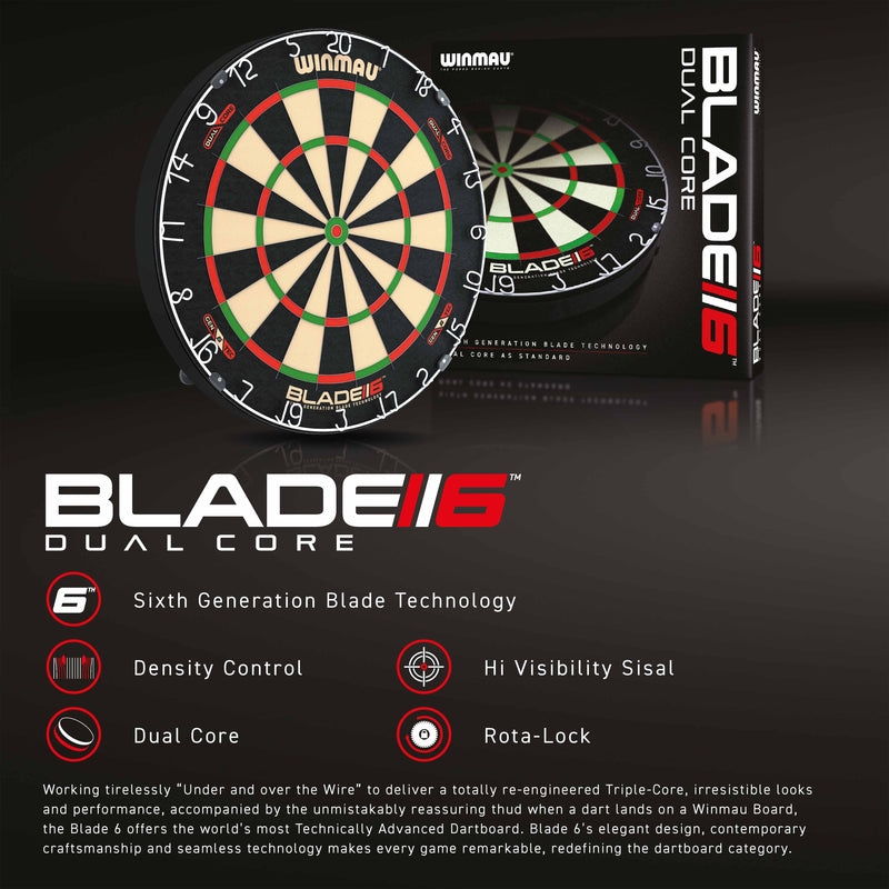 Blade 6 Dual Core Bristle Dartboard