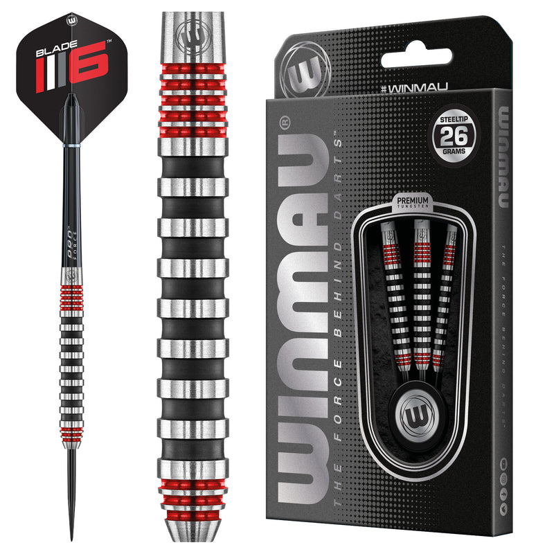Advance 500 Series Red 26g Steel Tip Darts Set and Darts for Dartboard _1
