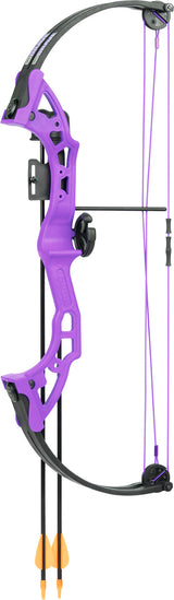 Bear Brave youth compound bow set with Biscuit - Purple_1