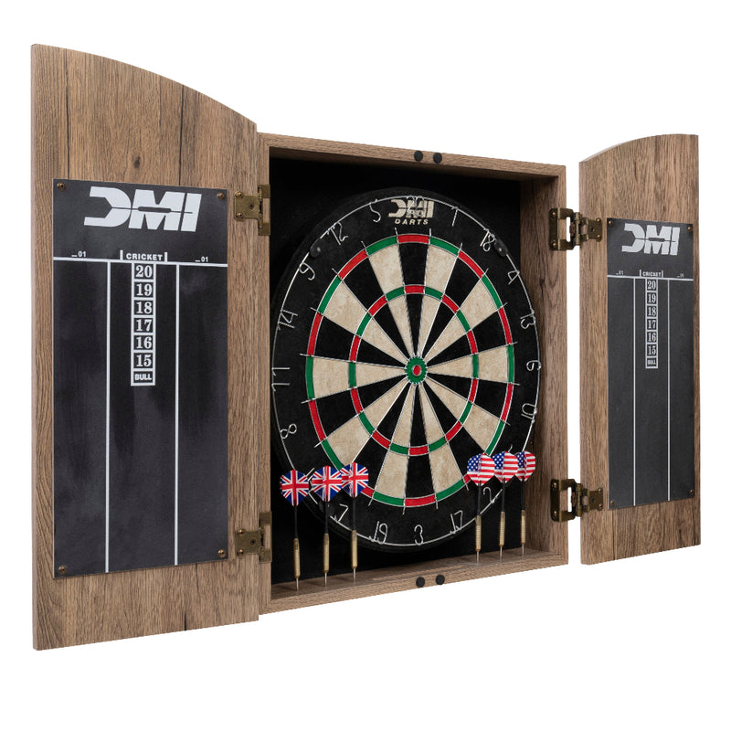 Dublin Bristle Dartboard Cabinet Set