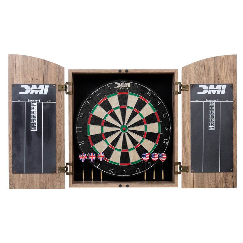 DMI Sports Bristle Dartboard Cabinet Set_1