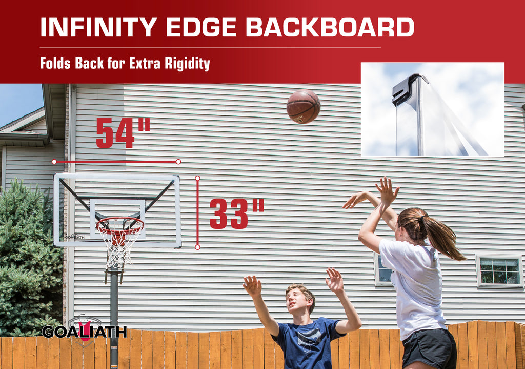 Goaliath GoTek 54" InGround Basketball Hoop Escalade Sports