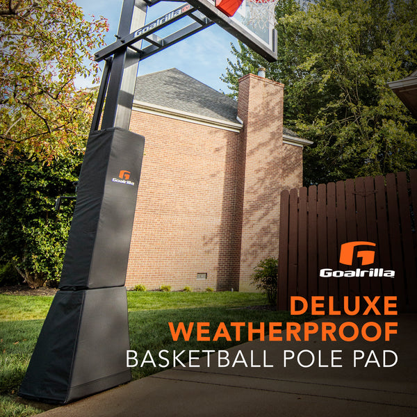 Goalrilla Deluxe Pole Pad - Basketball Pole Pad - Deluxe Weatherproof Basketball Pole Pad