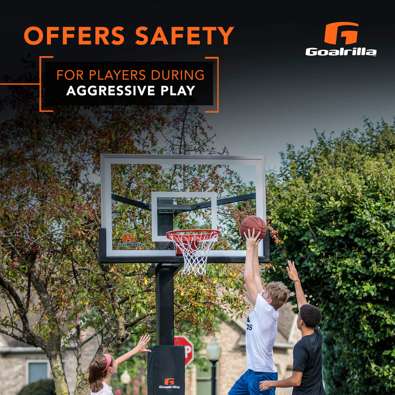 Goalrilla Deluxe Pole Pad - Basketball Pole Pad - Offers Safety for Players During Aggressive Play
