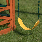 Jack and June Belt Swing - 80" Chains - Yellow - Playset Swing