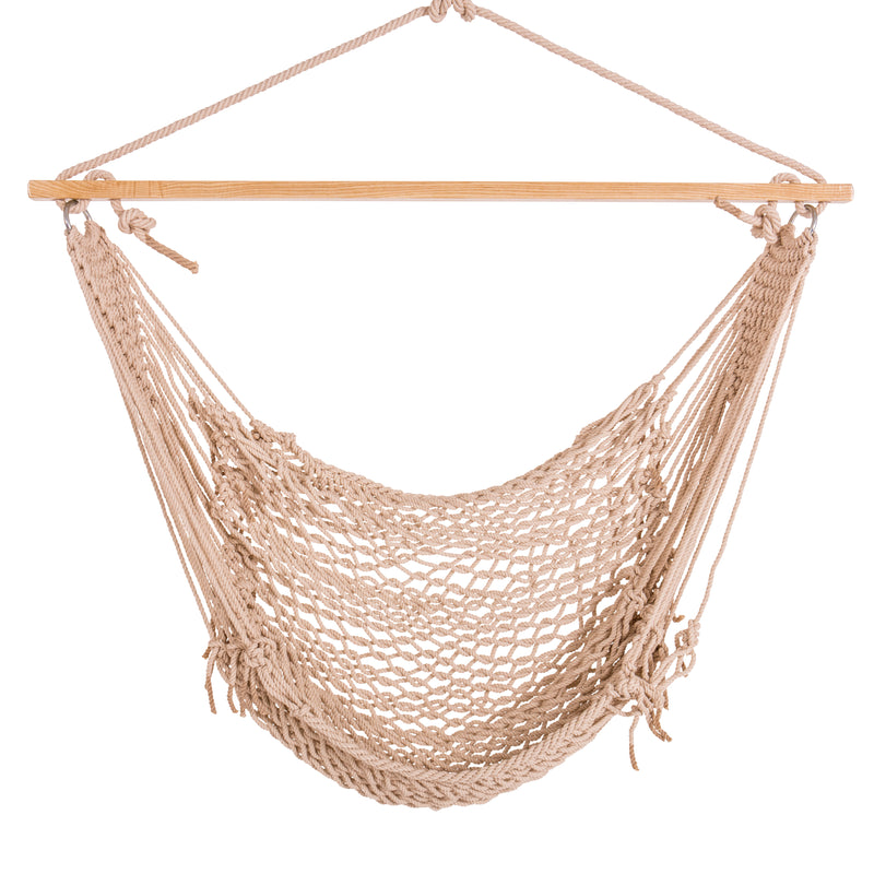 Jack and June Hand-Woven Adult Hammock Swing - Playset Swing Attachment