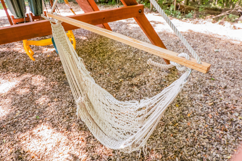 hängematte swing Jack & June Cotton Hand-Woven Adult Hammock Swing Playset Attachment