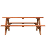 Jack and June Rectangular Cedar Picnic Table_10