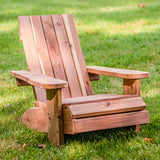 Jack and June Redwood Adult Adirondack Chair