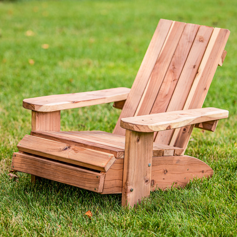 Jack and June Redwood Adult Adirondack Chair