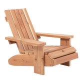 Jack and June Redwood Adult Adirondack Chairs