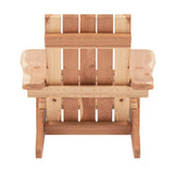 Jack and June Redwood Adult Adirondack Chair