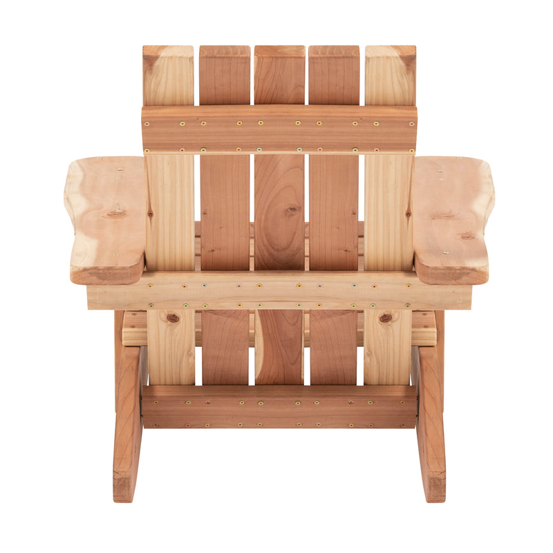 Jack and June Redwood Adult Adirondack Chair
